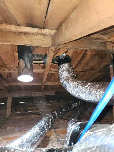 Inside the roof, supplied example 9
