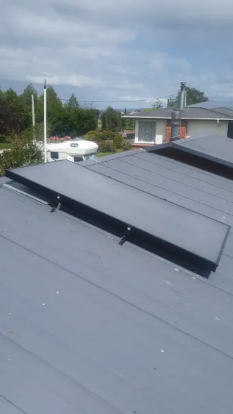 Solar panels on the roof, supplied example 54