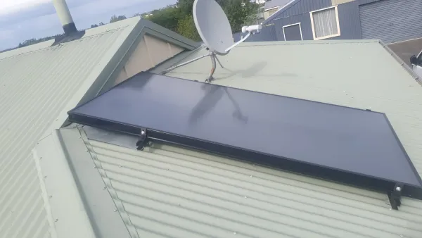 Solar panels on the roof, supplied example 41