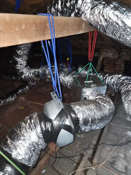 Inside the roof, supplied example 13
