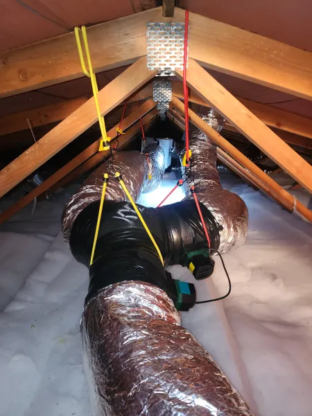 Inside the roof, supplied example 16